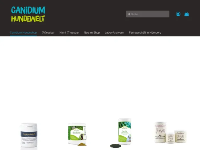 Fachgeschäft Canidium Hundewelt - Geschäft für Heimtierbedarf in Nürnberg