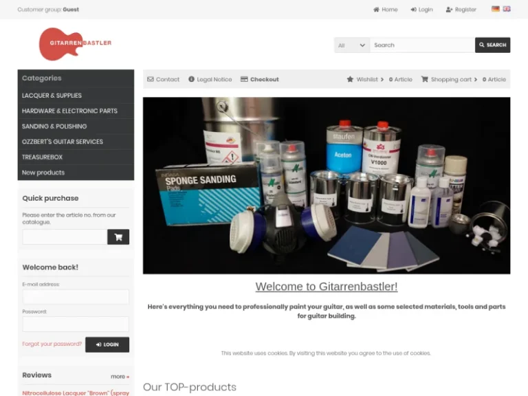 Gitarrenbastler GbR - Gitarrengeschäft in Nürnberg