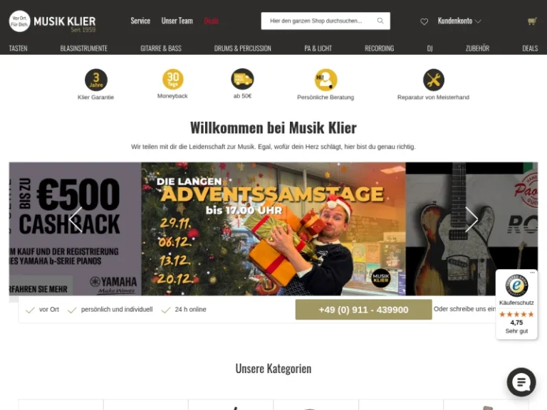 Musik Klier - Klaviergeschäft in Nürnberg