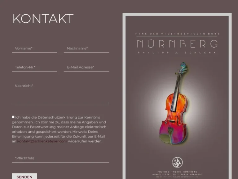 PHILIPP SCHLENK GEIGENBAUATELIER - Musikinstrumentenverleih in Nürnberg