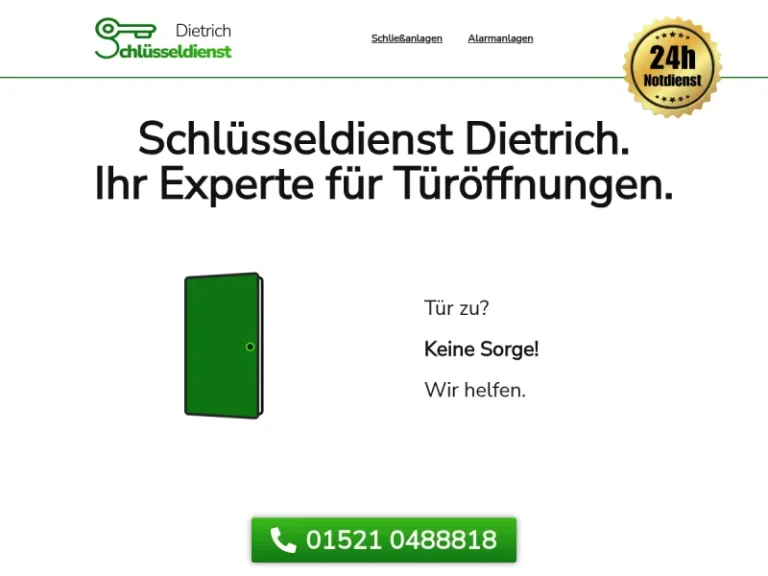 SCHLÜSSELDIENST DIETRICH 24h - Schlüsseldienst in Nürnberg