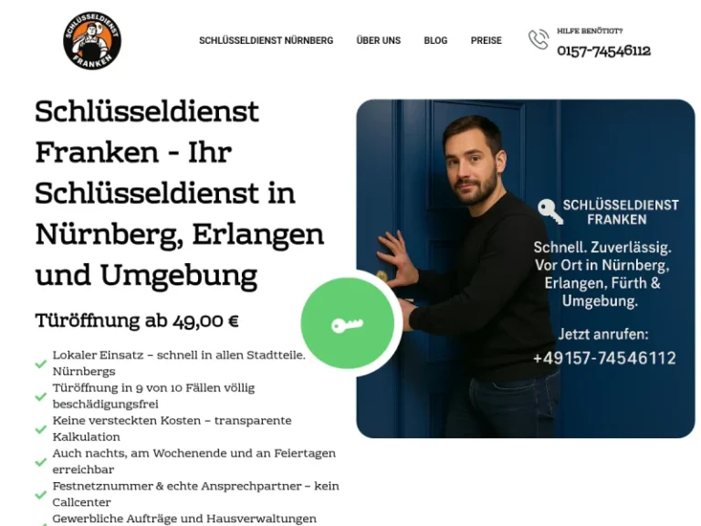 Schlüsseldienst Nürnberg | Schlüsseldienst Franken - Schlüsseldienst in Nürnberg