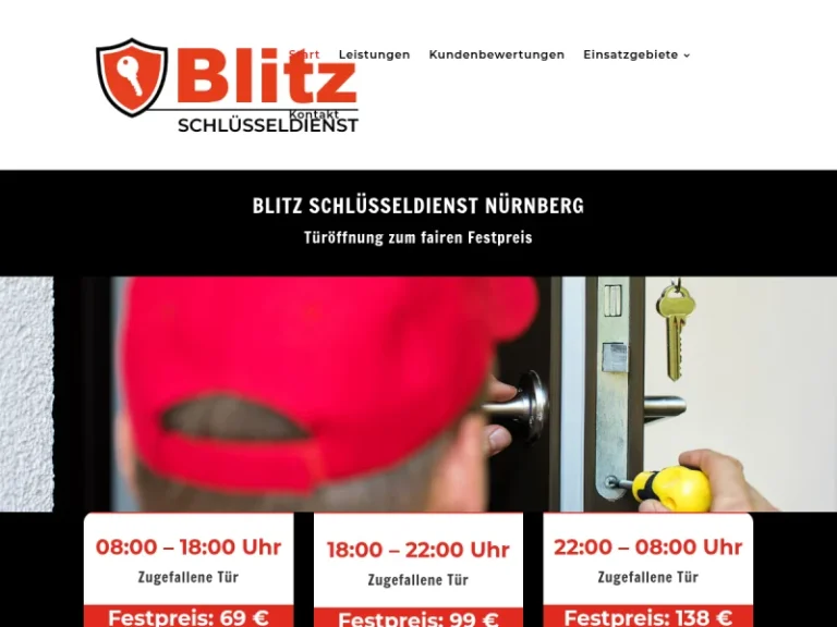 Blitz Schlüsseldienst - Schlüsseldienst in Nürnberg