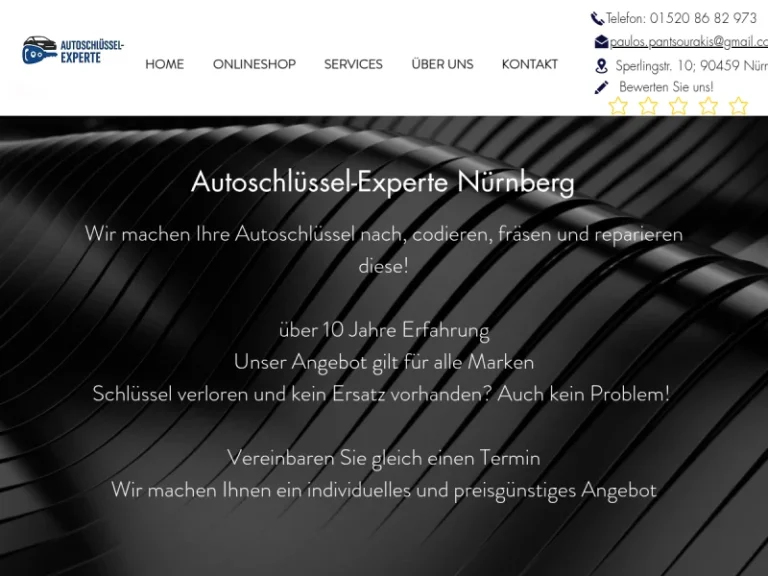 Autoschlüssel Experte in Nürnberg - Reparaturservice in Nürnberg