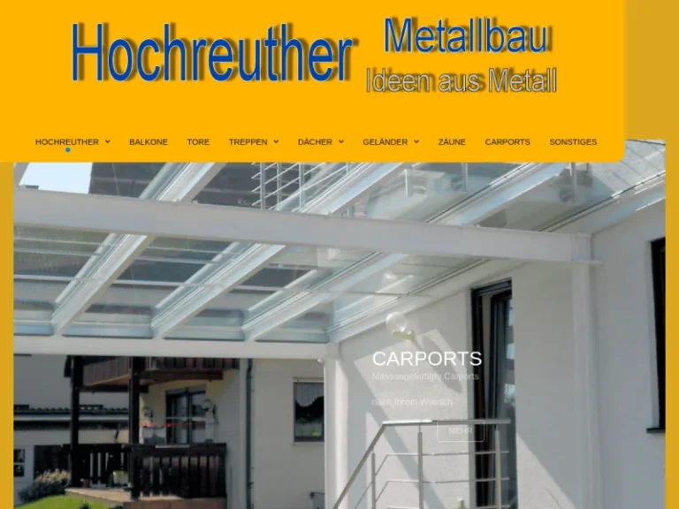Hochreuther Metallbau - Geländeranbieter in Nürnberg