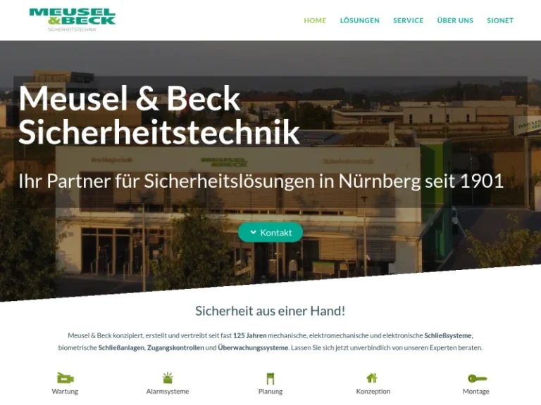 Meusel & Beck GmbH - Anbieter von Sicherheitssystemen in Nürnberg