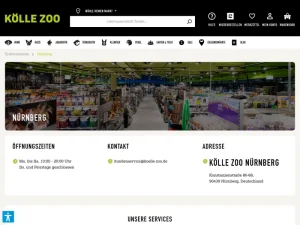 Kölle Zoo Nürnberg - Geschäft für Heimtierbedarf in Nürnberg