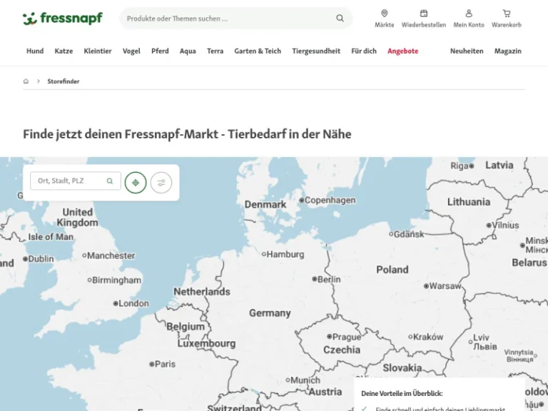 Fressnapf Nürnberg Marienberg - Geschäft für Heimtierbedarf in Nürnberg