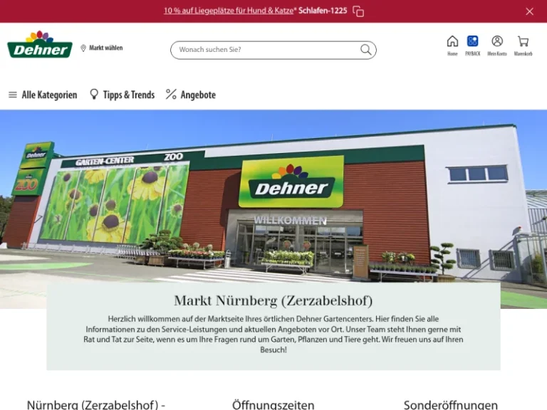 Dehner Garten-Center - Gartencenter in Nürnberg