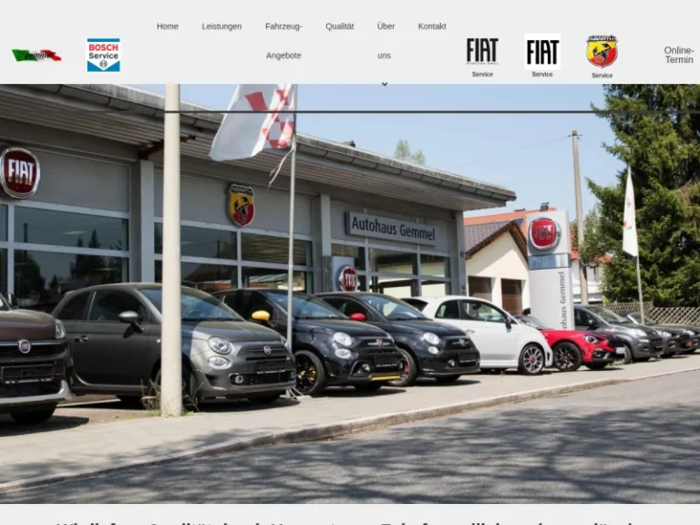 AUTOHAUS GEMMEL GMBH Fiat - Autoglaswerkstatt in Nürnberg
