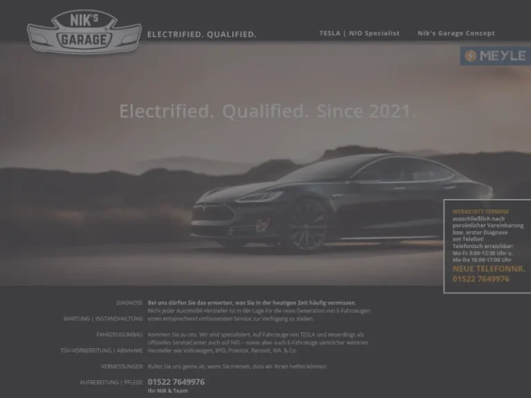 Nik’s Garage - Autowerkstatt in Nürnberg