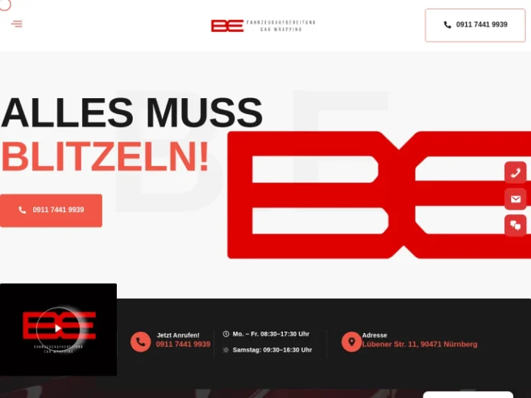 B.E. Fahrzeugaufbereitung & Car Wrapping - Autowäsche in Nürnberg