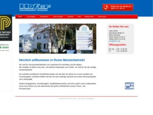 Hofer GmbH Karosseriefachbetrieb Unfallinstandsetzung - Fahrzeuglackiererei in Nürnberg