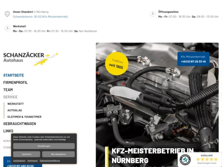 Schanzäcker Autohaus GmbH | Nürnberg - Autoglaswerkstatt in Nürnberg