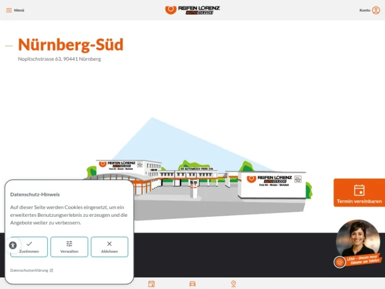 Reifen Lorenz GmbH – Filiale Nürnberg-Süd - Abgasuntersuchungsstelle in Nürnberg