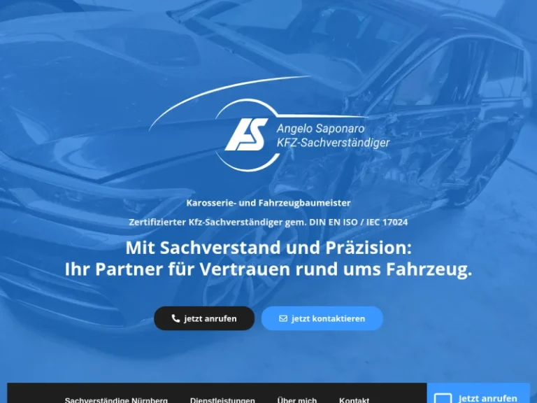 Kfz- Sachverständigenbüro Angelo Saponaro - Gutachter in Nürnberg