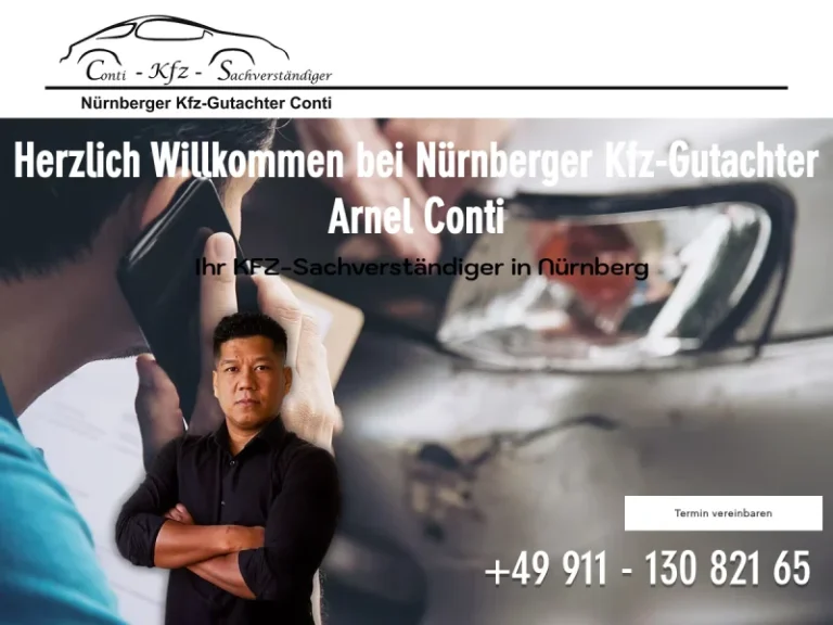 Nürnberg Kfz-Gutachter Arnel Conti - Gutachter in Nürnberg