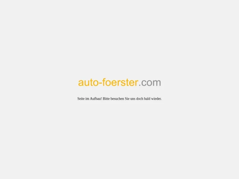 Auto Förster GmbH - Autohändler in Nürnberg