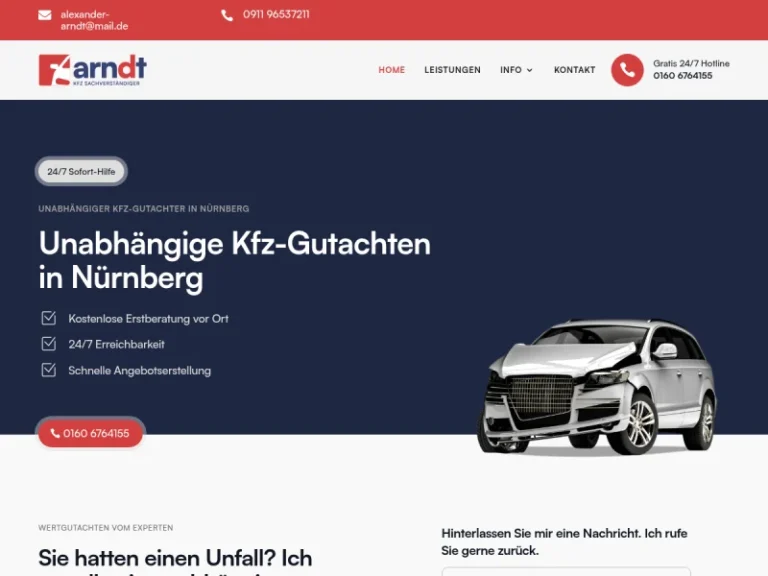 Kfz-Gutachter Arndt - Gutachter in Nürnberg