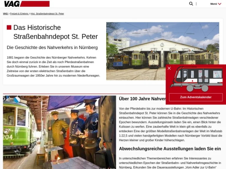 Historisches Straßenbahndepot St. Peter - Café in Nürnberg