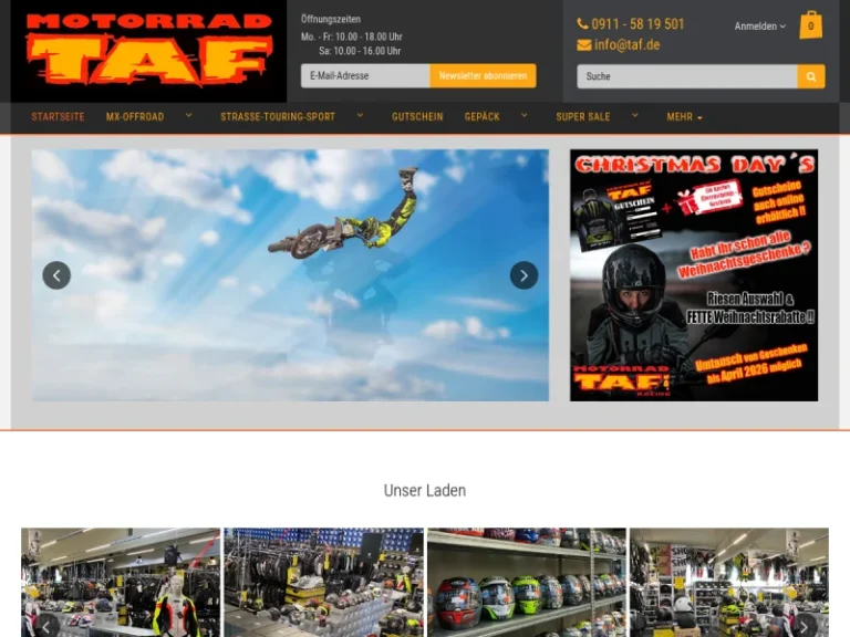 Motorrad TAF - Motorradgeschäft in Nürnberg