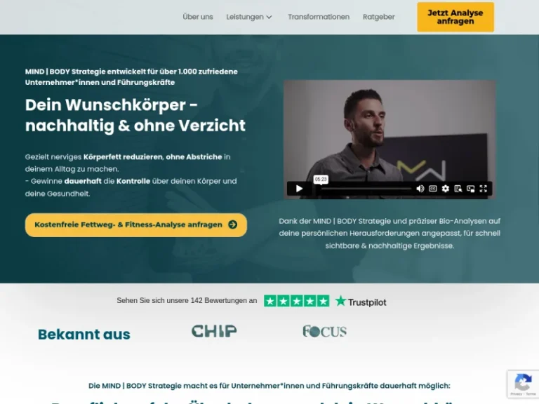 MIND | BODY by Marco Wölfel · Fitness-, Mindset- & Ernährungscoaching - Gesundheitsberater in Nürnberg