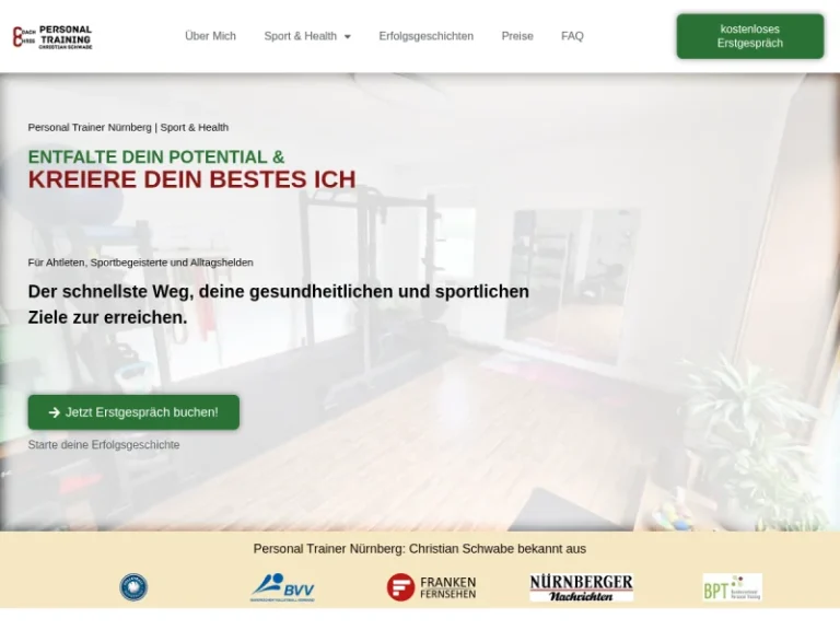 Personal Trainer Christian Schwabe - PersonalTrainer in Nürnberg