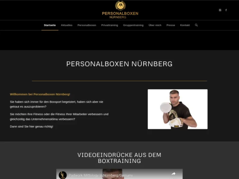 Personal Trainer Boxen in Nürnberg - PersonalTrainer in Nürnberg