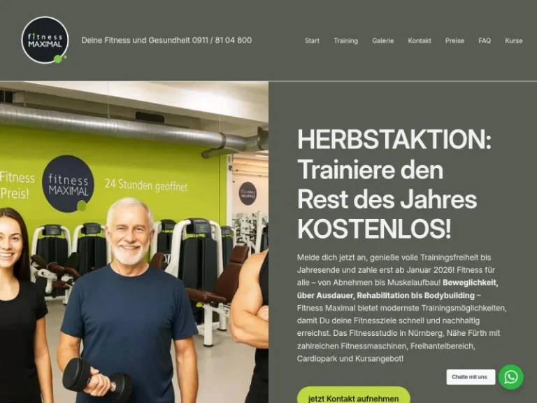 Fitness MAXIMAL - Aerobic-Trainer in Nürnberg