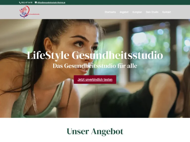 Gesundheitsstudio LIFEstyle GmbH - Fitnessstudio in Nürnberg