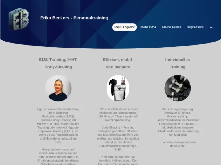 Personaltraining – Erika Beckers - PersonalTrainer in Nürnberg