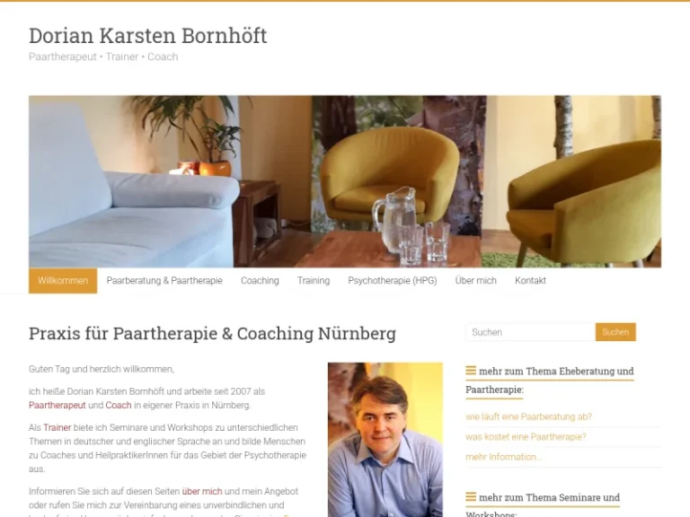 Dorian Karsten Bornhöft – Paartherapie & Coaching - Alternativmediziner in Nürnberg