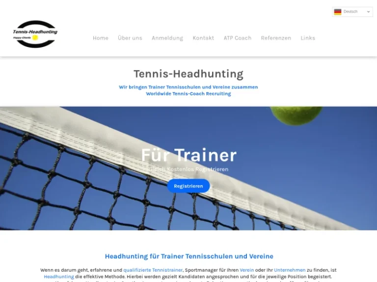 Tennis-Headhunter - Tennislehrer in Nürnberg