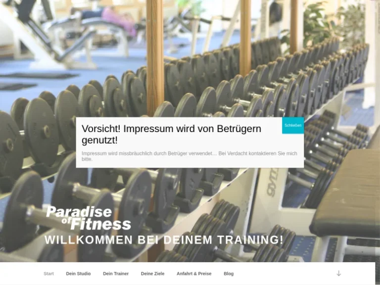Fitnessstudio – Paradise of Fitness - Fitnessstudio in Nürnberg