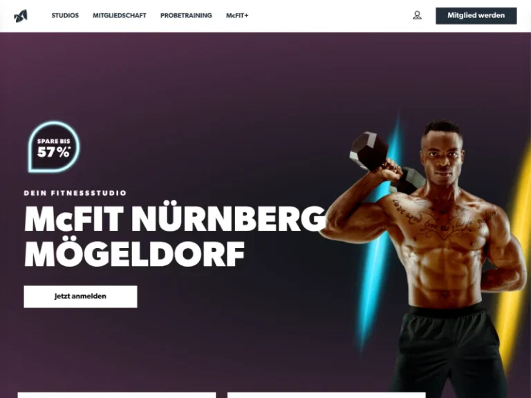 McFIT Fitnessstudio Nürnberg Mögeldorf - Fitnessprogramm in Nürnberg