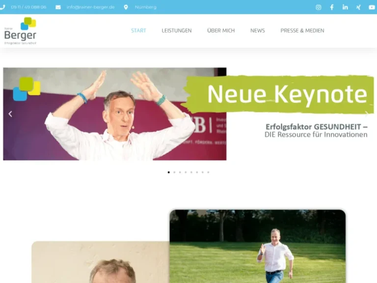 Rainer Berger – Erfolgsfaktor GESUNDHEIT! - Bildungsberater in Nürnberg