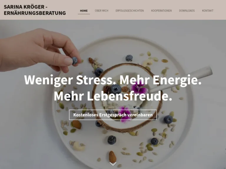 Sarina Kröger – Ernährungsberatung - Ernährungsberater in Nürnberg