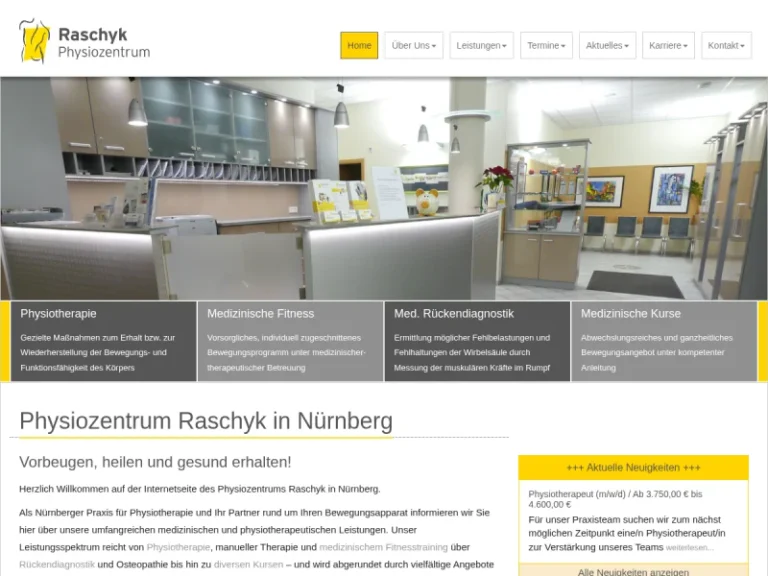 Raschyk Physiotherapie - Fitnessstudio in Nürnberg