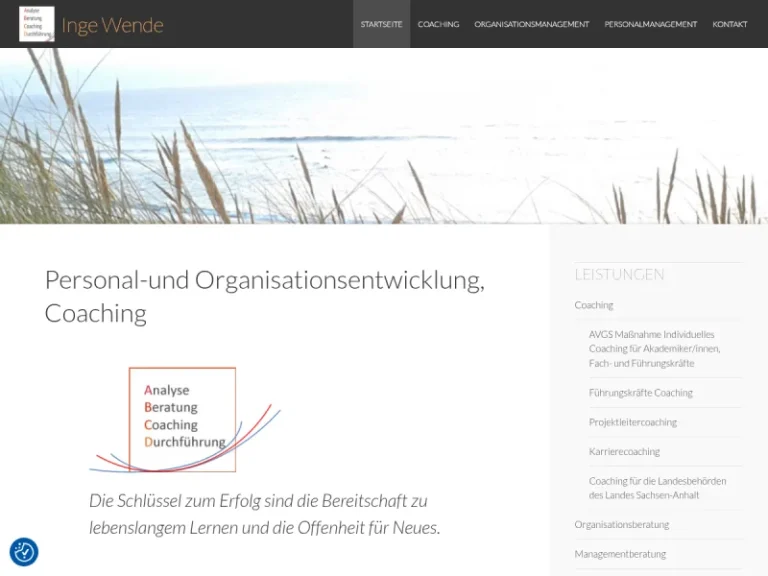 Inge Wende, Personal-und Organisationsentwicklung, Coaching - CoachingCenter in Nürnberg