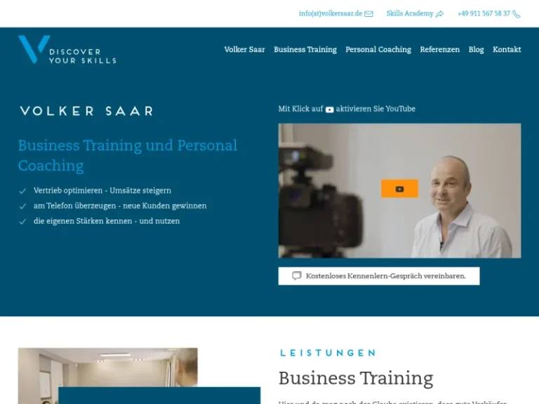 Volker Saar, Business Coach - Life Coach in Nürnberg