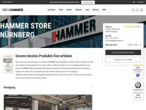 HAMMER Fitnessgeräte Nürnberg - Fachhandel für Sport- und Fitnessgeräte in Nürnberg