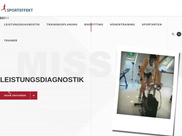 Sporteffekt – Bikefitting – Leistungsdiagnostik - PersonalTrainer in Nürnberg