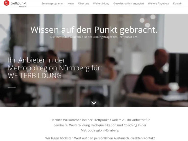 Treffpunkt Akademie – Der Bildungsträger des Treffpunkt e.V. - Bildungseinrichtung in Nürnberg