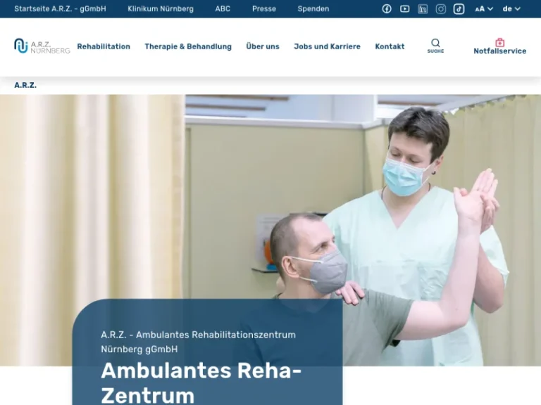 A.R.Z. Ambulantes Rehabilitationszentrum Nürnberg GmbH - Rehaklinik in Nürnberg