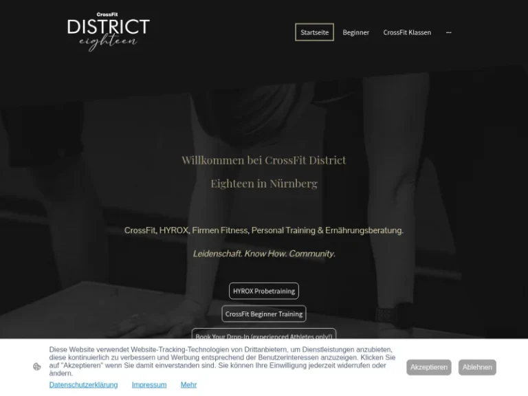 CrossFit District Eighteen in Nürnberg - Fitnessstudio in Nürnberg