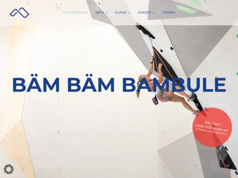 BAMBULE – Kletterhalle Nürnberg - Indoorspielplatz in Nürnberg