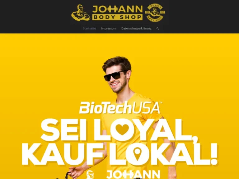Johann Body Shop - Geschäft für Vitaminpräparate und Nahrungsergänzungsmittel in Nürnberg