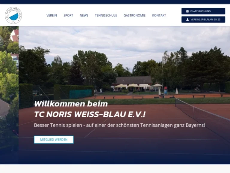 Tennisclub Noris Weiß-Blau - Tennisplatz in Nürnberg