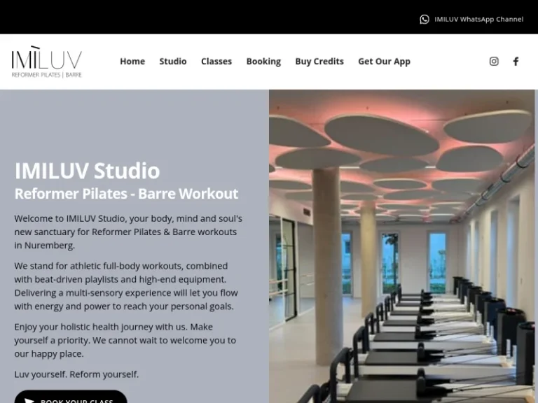 IMILUV Studio – Reformer Pilates & Barre Workout - Fitnessstudio in Nürnberg