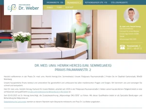Weber Arztpraxen für Ernährungsberatung und Allgemeinmedizin in Nürnberg, Dr. med. univ. Henrik Herceg (Uni. Semmelweis) - Allgemeinmediziner in Nürnberg